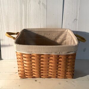 Vintage Longaberger 1999 Newspaper/Magazine Basket Combo